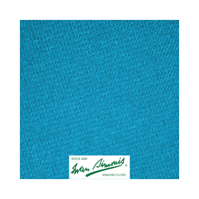 Billard Tuch Simonis 860 Tournament Blue 198cm breit Set für 1x 9ft. Tisch